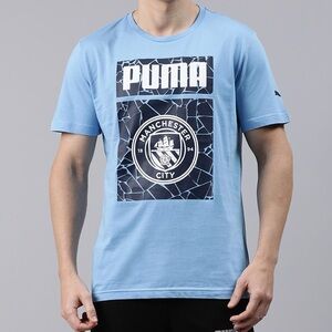 Puma Manchester City FC Short Sleeve T-Shirt Men’s XL